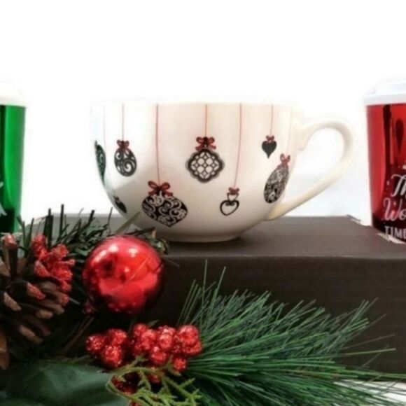 Brighton Los Angeles Love Notes Christmas Ornament Coffee Hot Chocolate Mug - Picture 7 of 7